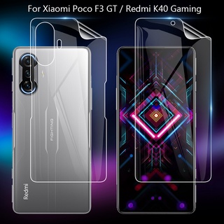 ฟิล์มไฮโดรเจลแบบบางพิเศษสําหรับ Xiaomi Poco F3 Gt Redmi K40 Gaming 6.67"