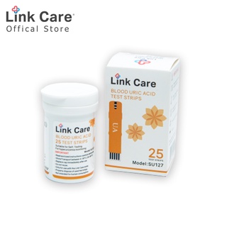 Link Care เครื่อง 4-in-1 แผ่นตรวจกรดยูริค (25 ชิ้น)