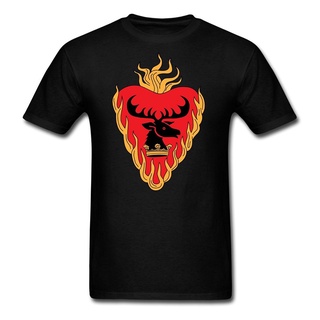 『2022 สไตล์ใหม่』เสื้อยืดลําลอง แขนสั้น พิมพ์ลาย Asoiaf Stannis Baratheon สําหรับผู้ชาย