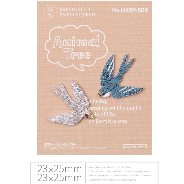 🤴🏻พร้อมส่ง👸🏻ตัวรีดติดเสื้อ Set🐼สัตว์โลกน่ารัก ตัวรีดติดเสื้อผ้าDIY - รูปที่ 6