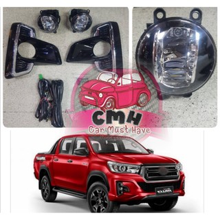 ไฟตัดหมอก LED TOYOTA HILUX REVO ROCCO 2018 2019 2019 โตโยต้า ไฮลักซ์ รีโว่ ร็อคโค่