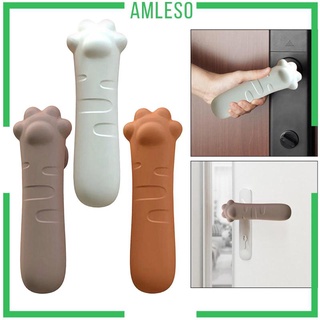 [amleso] ฝาครอบมือจับประตู ป้องกันไฟฟ้าสถิตย์ ไร้เสียง สําหรับบ้าน ห้องนอน