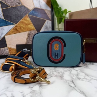 COACH Camera Bag In Colorblock With Coach Patch (COACH F79278) รูปถ่ายจากสินค้าจริงครับถามก่อนทำการสั่งซื้อค่ะ