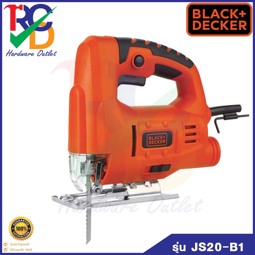เครื่องเลื่อยจิ๊กซอ BLACK&DECKER JS20-B1 400 วัตต์JIGSAW BLACK&DECKER JS20-VB1 400W