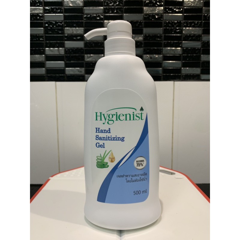 เจลล้างมือ Hygienist Hand Sanitize gel 500ml. ขวดใหญ่คุ้มค่า ราคาสุดคุ้ม!!!