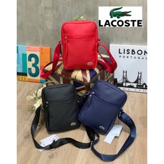 💕Lacoste  Flat Crossover Bag