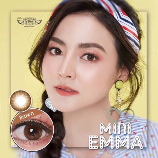 คอนแทคเลนส์ ลาย mini emma 🔥 สายตาปกติ 🔥