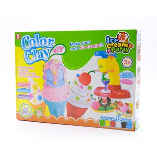 COLOR CLAY DIY ของเล่นทำไอศครีม