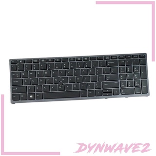 [Dynwave2] คีย์บอร์ดภาษาอังกฤษ แบ็คไลท์ US สําหรับ HP Zbook 15 17 G3 848311-001 Pk131c31a00