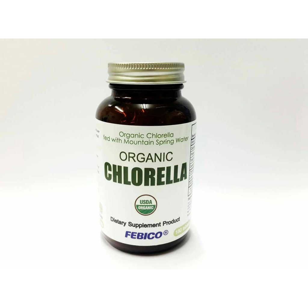 [ส่งฟรี !!! ไม่ใช้โค้ด 1 ขวด] ออร์แกนิก คลอเรลล่า เฟบิโก้ (Superfood Organic Chlorella by Febico)