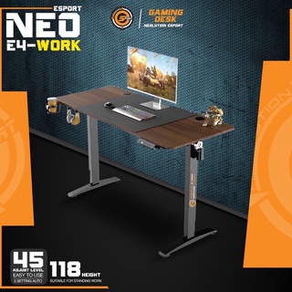 Neolution E-Sport Gaming Desk  รุ่น E4WORK โต๊ะเกมมิ่งไฟฟ้า โต๊ะเพื่อสุขภาพ