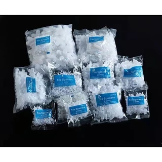 สเปนเซอร์ปรับระดับกระเบื้อง100ชิ้น/ถุง1.00-10.00(Tile Spacer)อุปกรณ์จัดร่องยาแนวกระเบื้องพื้นและผนัง กากบาทเว้นร่องยาแนว