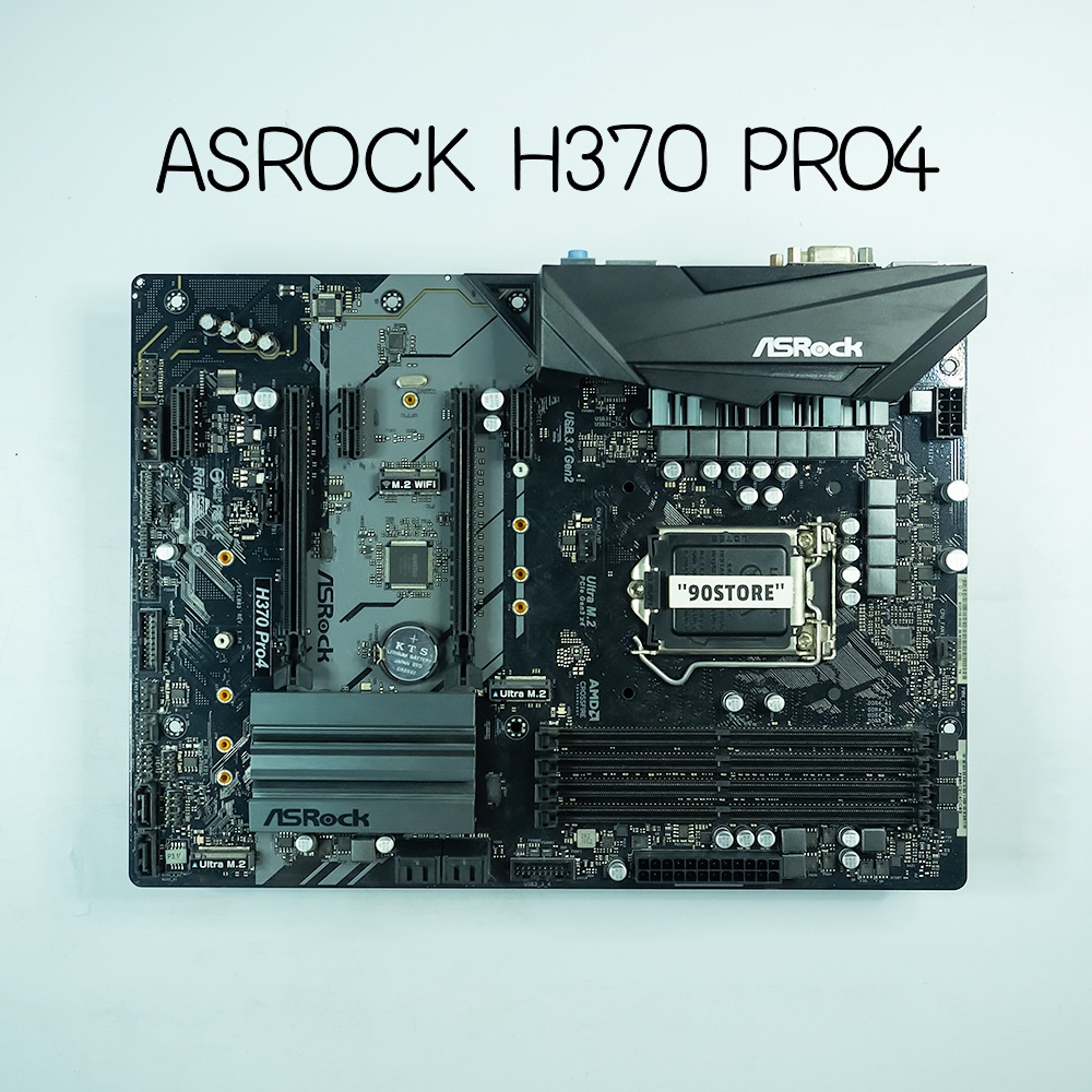 เมนบอร์ด asrock h370 pro4 LGA1151V2