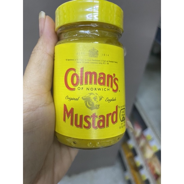 Colman’s Original English Mustard 100g. ซอส มัสตาร์ด ตรา โคลแมนส์