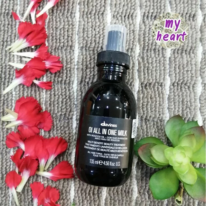 Davines OI All In One Milk 135 ml น้ำนมบำรุงเส้นผม เพิ่มความเงางาม ป้องกันเส้นผมจากความร้อม