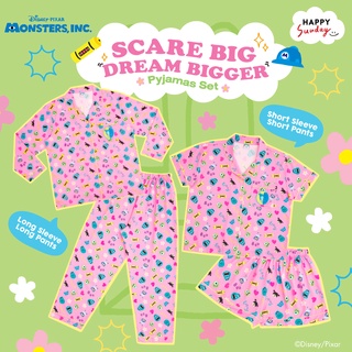 SCARE BIG DREAM BIGGER Pyjamas | ชุดนอนลาย Monster Inc.