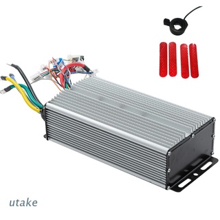 Utake 48V 60V 72V 3000W Bldc มอเตอร์ควบคุมความเร็ว Brushless Max80A สําหรับเครื่องไฟฟ้า