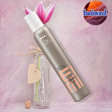 Wella EIMI Extra-Volume Strong Hold Volumizing Mousse 300ml มูส จัดแต่งทรงผม ให้แลดูมีวอลุ่มและมีบอด
