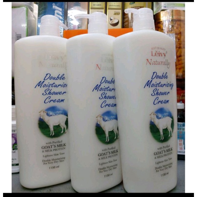 Leivy Naturally Double Moisturising Shower Cream ขวดใหญ่มากปริมาณ 1,150 ML