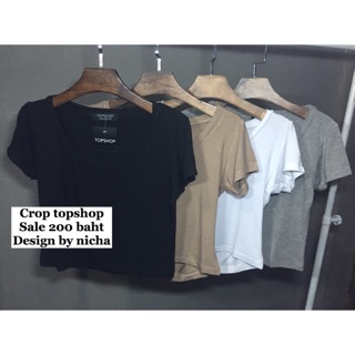 Crop topshop ขนาด : อก 32-36 ยาว 16