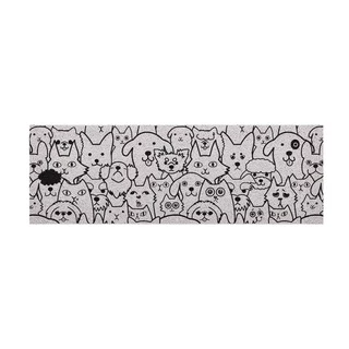 [MT04-00000011] พรมเช็ดเท้า พรมดักฝุ่น ลาย Dogs&Cats ขนาด 40x120 ซม