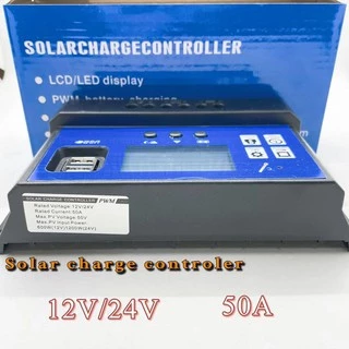 (THAISHVS399ลด150.-)10A/20A/30A/40A/50A/60A Solar Panel Charger Controller Battery Regulator USB LCD โซล่าชาร์จเจอร์