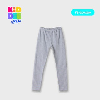 KiddeeCrew เลกกิ้งเด็กผู้หญิงสีริ้วครีม/กรม เล็ก Small Navy Stripe Legging  เหมาะสำหรับอายุ 1-10 ปี