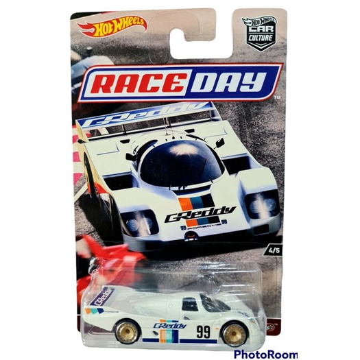 Hotwheels Porsche 962, Race Day, Car Culture, Real Ridersราคา 550 บาท