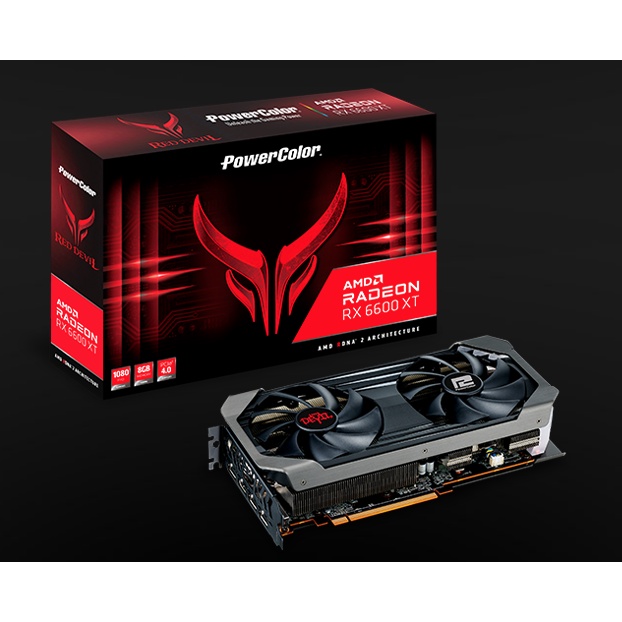 ขาย 2 การ์ดจอ RX 6600 xt มือ 1 ประกันไทย 3ปี