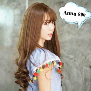 Anna วิกผมมีหนังศรีษะเทียมกว้าง(แถมฟรี wig cap)