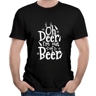 [S-5XL]เสื้อยืด คอกลม ผ้าฝ้ายแท้ พิมพ์ลาย Out Of Beer สไตล์ฮิปฮอป ของขวัญ สําหรับผู้ชาย