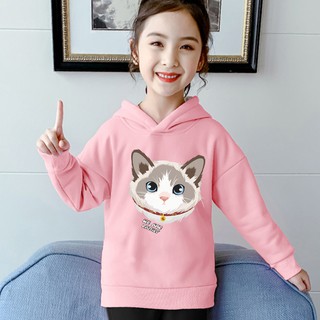 E231 เสื้อเด็กแขนยาวมีฮู้ด สำหรับเด็กชายและเด็กหญิง.ลายแฟชั่นนานาชาติใส่ได้ทั้งเทียวออกกำลังกายได้