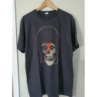 pBhM /เสื้อยืด David Bowie T-shirt! เสื้อยืดคอกลมผ้าฝ้าย