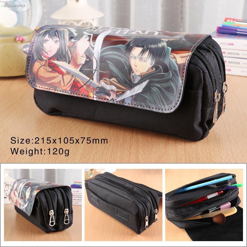 สิ่งใหม่﹍ กระเป๋าใส่เครื่องเขียน ลายการ์ตูน Attack on Titan Mikasa ...