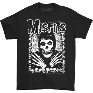 เสื้อยืดวินเทจ100%cotton เสื้อ ยืด ผ้า มัด ย้อม Impact The Misfits I Want Your Skulls Adult Tee Black men เสื้อ ยืด ผู้ช