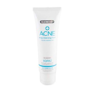 Dr.Somchai Acne Dry &amp; Normal Deep Cleansing Foam Face Wash ขนาด 110g