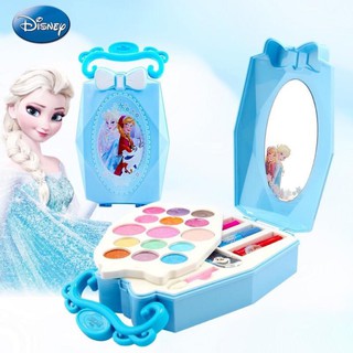 //พร้อมส่งจากไทย// แต่งหน้าเด็ก สีฟ้า เครื่องสำอางค์ ปลอดภ DISNEY CHILDREN COSMETIC GIRL PRINCESS MAKEUP..