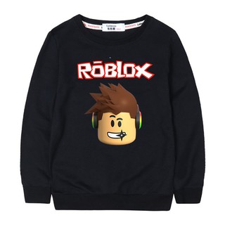 เสื้อกันหนาวลายโลโก้ roblox โลโก้ 3-14 ปี