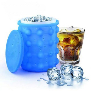 ซิลิโคลนที่ทำน้ำแข็ง ถังน้ำแข็งซิลิโคน Silicone ice bucket ✔พร้อมส่ง