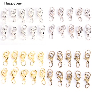 &lt;Happybay&gt; ตะขอก้ามปู โลหะผสม สําหรับทําเครื่องประดับ สร้อยคอ สร้อยข้อมือ DIY 20 ชิ้น ต่อชุด