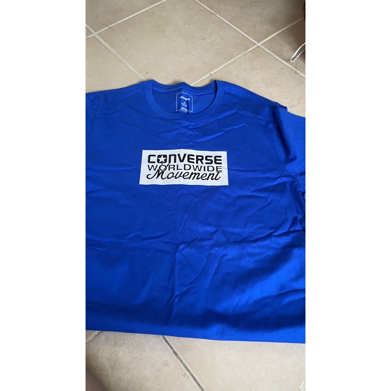 เสื้อยืดคอกลม คอนเวิร์สแท้100%