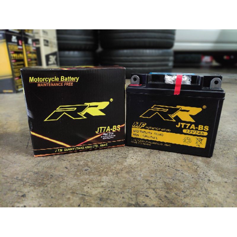 แบตเตอรี่ BATTERY RR JT7A (YB7B-B for Nouvo MX) [ส่งด่วน ส่งไวกว่า]