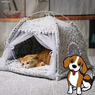 ลูกแมว ☃▲แมว หมา ที่นอนแมว บ้านหมา บ้านแมว ✌✠❁ที่นอนสัตว์เลี้ยง คอนโดแมว ที่นอน