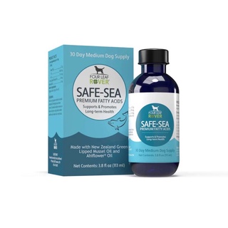 อาหารเสริมสุนัข Four Leaf Rover Safe-Sea Premium Fatty Acids ขนาด 113 ml