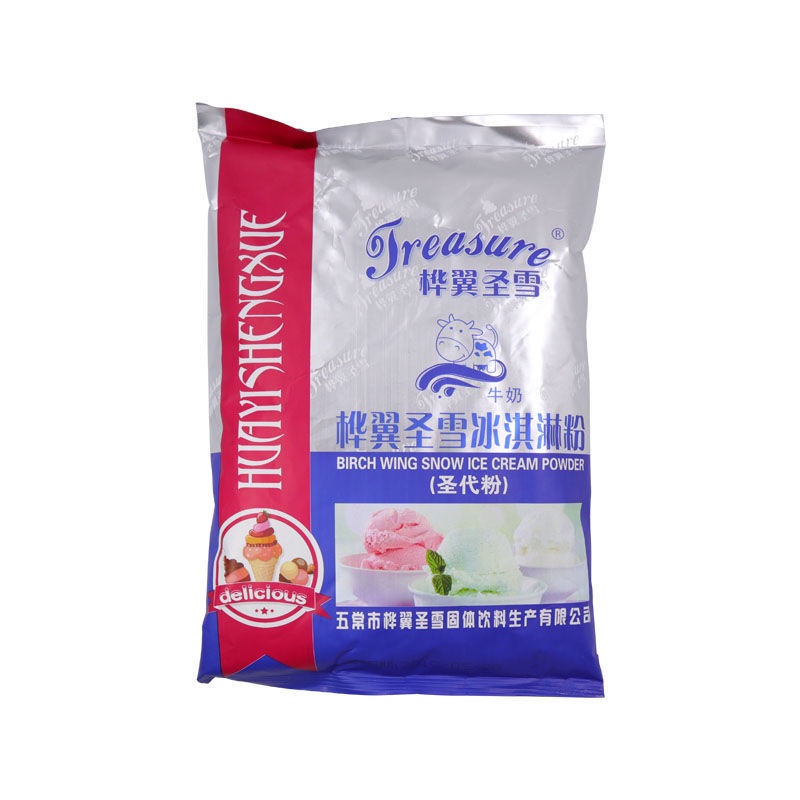 ผงไอศครีมChinese American Saint Snow Sundae Ice Cream Powder 1kg Milk ...