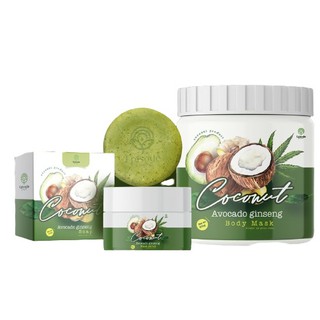 Avocado มาส์กโสมอโวคาโด  ginseng Mask  by Episode Secret