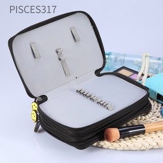 Pisces317 🎒🎒 กล่องดินสอ อายไลเนอร์ อายแชโดว์ 3 ชั้น 55 ช่อง 6 สี สําหรับแต่งหน้า 🌸พร้อมส่ง🌸