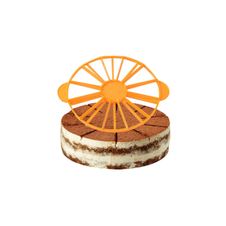 SUGA พร้อมส่ง วงแบ่งเค้ก ที่แบ่งเค้ก เค้กสามเหลี่ยม ที่ตัดแบ่งเค้ก แบ่งได้10/12ชิ้น อุปกรณ์เบเกอรี่ ที่แบ่งขนม COD SUR82