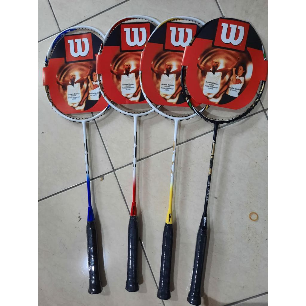WILSON BLX BADMINTON CKET FREE BAG 85GR - 3U/G5 TENSION 28LBS