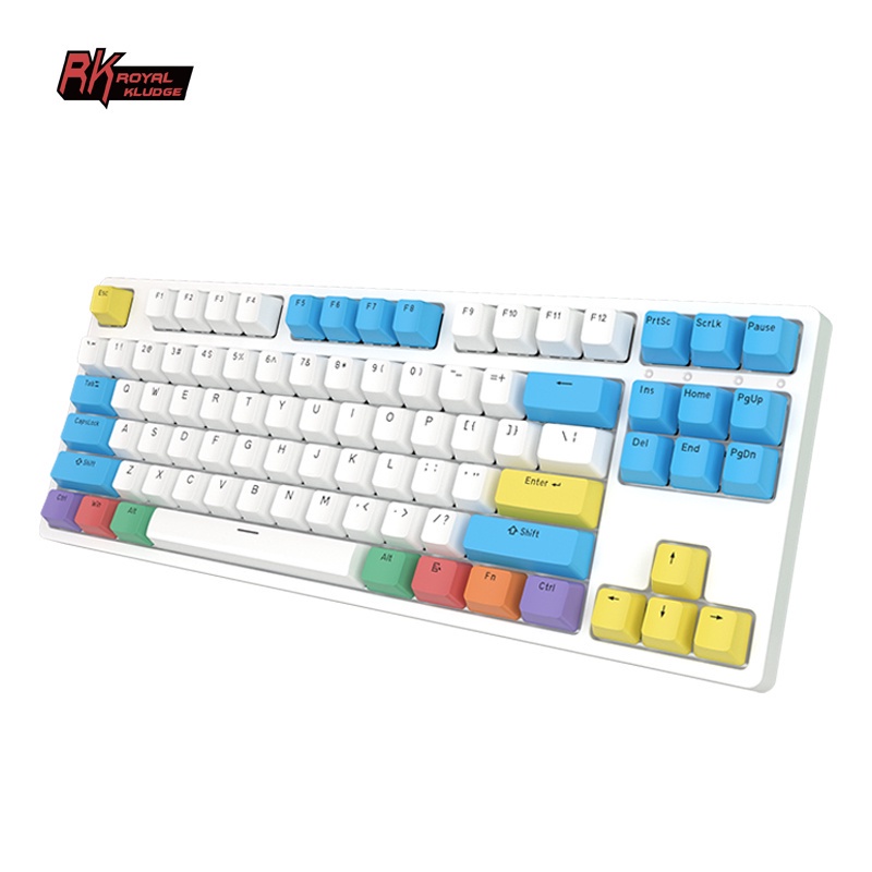 Royal Kludge RK87 87 keys hot swappable wired backlit rgb tkl teclado ...